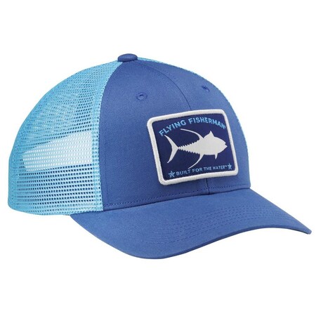 Flying Fisherman Trucker Hat Yellowfin Tuna, Royal Blue, Snap Back, 1Size Fits All H1817